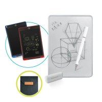 【Green Board】雙尺寸電紙板組10.5吋磁性電紙板+12吋液晶電子紙手寫板(擬真筆觸 超薄輕巧 白板黑板)