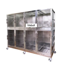 VS-V006 Custom Made Stainless Steel Animal Vet Pet Dog Cage House Instrument Equipment