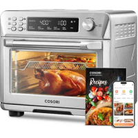 Smart 11-in-1 Air Fryer Toaster Oven Combo, Airfryer Convection Oven Countertop, Bake, Roast, Reheat, Broil, Dehydrate,