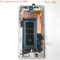 Amoled For Samsung Note 9 N960F N960 Lcd screen Display+touch Glass Frame full Note9 screen SM-N960F/DS
