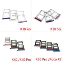 10PCS For Xiaomi Redmi K30 K40 K50 K60 K60E Pro Ultra Gaming Sim Card Slot Tray Holder Sim Card Reader Socket