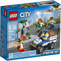 【折300+10%回饋】LEGO 樂高城市員警警察入門套裝 60136 建築套件