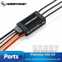 HOBBYWING Platinum 25A V4 Remote Control Model Aircraft Brushless ESC Fixed Wing Helicopter