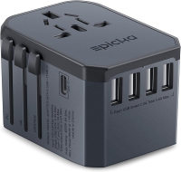 Epica Universal Travel Adapter One International Wall Charger อะแดปเตอร์เสียบ AC พร้อม5.6A Smart Pow