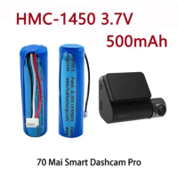 70mai-Dashboard Camera Pro, Lithium Battery, Car Video Recorder, Replacement DVR Accessories, HMC1450, 3.7V, 500mAh