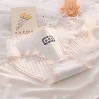 AliMaMa - CELANA DALAM WANITA SWEET LACE - CD Perempuan Katun Renda Lembut Motif Pastel Remaja Medan