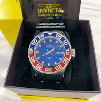 (Little bee小蜜蜂精品)INVICTA 英威塔 大錶徑水鬼款 石英款橡膠錶