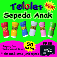 [PROMO] TELOLET BASURI KLAKSON SEPEDA ANAK SEPEDA LISTRIK MOTOR SIAP PAKAI + FREE MEMORI