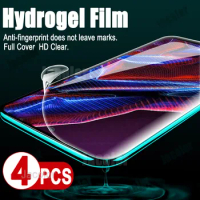 4Pcs Hydrogel Film Screen Protector For Xiaomi Poco X5 Pro X4 X3 NCF F3 GT M5S M4 Pro 5G M3 Screen Protector Gel Film X5Pro X 5