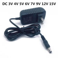 US Power Adapter AC 100V-240V To DC 3V 5V 6V 7V 9V 12V 15V 0.5A -2A Universal American Supply Charger Adaptor LED Light AC 110V