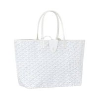 Goyard Saint Louis PM with Croc Tote Bag White White