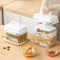 กิมจิ5L ภาชนะบรรจุแบบกดโถดองสำหรับหมักกะหล่ำปลีดอง gherkin Kin และการจัดระเบียบกิมจิ
