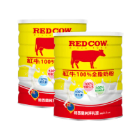 【RED COW紅牛】官方直營 100%全脂奶粉2.1kgX2罐