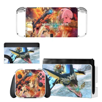Monster Hunter Rise Nintendoswitch Skin Cover Sticker Decal for Nintendo Switch OLED Console Joy-con Controller Dock Skin Vinyl