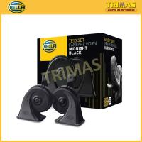 【Reliable quality】 TRIMAS Original Hella Midnight Black Twin Tone BM BMW Snail Horn 12V Car Motorcyc