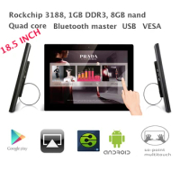 18.5 inch android all-in-one desktop pc in black (Touch screen,RK3188,1GB DDR3, 8GB nand, USB, mini USB,RJ45,VESA, Wall Bracket)