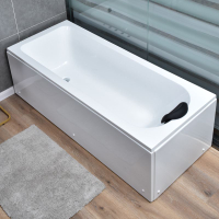 亞克力浴缸成人家用方形浴盆浴池小戶型衛生間澡盆1-1.8米獨立式