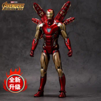 Hot Toys Anime Marvel Avengers Action Figures SHF Iron Man Thanos Thor Odinson Hulk 18cm Multi Joint Mobility Model Fans Gifts