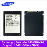SAMSUNG PM1643a SAS 12.0 Enterprise SSD 960GB 1.92TB 3.84TB 7.68TB 15.36TB 30.72T Internal Solid State Disk Hard Disk HDD Server
