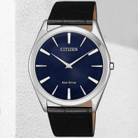 CITIZEN星辰 GENT S系列 光動能輕薄時尚腕錶 禮物推薦 畢業禮物 38.4mm/AR3070-04L