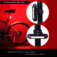 Night Ride Motorbike FatBike Cycling Taillight LED Super Light With USB Rechargeable Safety Flashing Rear Luz De La Bici