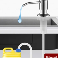 Press Soap Dispenser Detergent Kitchen Sink Pool Press Dishwashing Liquid Presser Soap Dispenser