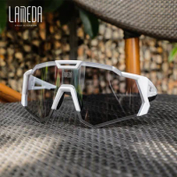 LAMEDA Color Changing Cycling Glasses Photochromic Glasses Cycling Glasses Men's and Women's Bicycle of Goggles MTB Goggles