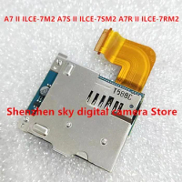Repair Parts For Sony A7 II ILCE-7M2 A7S II ILCE-7SM2 A7R II ILCE-7RM2 SD Card Slot Board Card Reader A2071012A