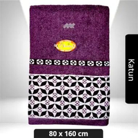 Handuk Mandi Katun Jumbo 80x160 Dewasa Ohanna Tebal Menyerap Air Lembut Ungu (1913)