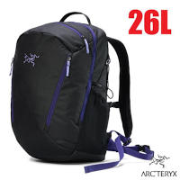 【ARCTERYX 始祖鳥】Mantis 26L 多功能耐磨日用休閒後背包.雙肩背包_X000009825 黑/聲波藍