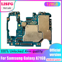 Mainboard For Samsung Galaxy A71 A716B 128GB Eu Version Logic Boards A716U US Unlocked Motherboard Tested Working Plate