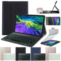 Detachable Bluetooth Wireless Backlit Keyboard Leather Case for IPad Air 4 10.9 Air4 2020 Tablet Keyboard Cover Stand Shell