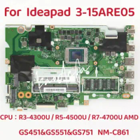 NM-C861 Mainboard For IdeaPad 3-15ARE05 Laptop Motherboard CPU: R3-4300U R5-4500U R7-4700U AMD RAM:4G FRU:5B20S44310 5B20S44308