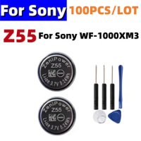 100pcs/lot Z55 Battery For Sony WF-1000XM3 WF-SP900 WF-SP700N WF-1000X ZeniPower Z55 Battery TWS Earphone 3.7V 65mAh CP1254