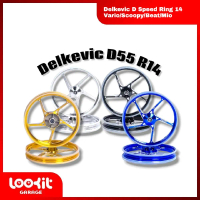 Delkevic Velg Racing Original/ D-55/ Ring 14/  Vario110/125/150/160-scoopy-Beat-mio sporty