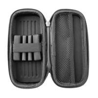 Sturdy EVA Darts Case With Elastic Band Mesh Pocket Divider Compact Darts Carrier EVA Darts Organizer Bag With Inner Compartment