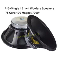 AOSIBAO F15 + Single 15 Inch Woofers Speakers 75 Core 190 Magnet 700W Audio Full Range Speaker Waterproof Hi-end Mid Bass Unit