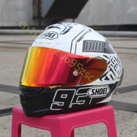 Motorcycle Full Face Helmet SHOEI X-Spirit III White ants X-Fourteen X14 Sports Bike Racing Helmet Motorcycle Helmet,Capacete