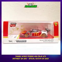 Tarmac Works Ferrari 458 Italia GT3 Bathurst 12H 2016 IDE 2023 Special Edition with Sign Felix Kwong