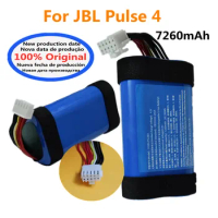 7260mAh New Original Pulse Battery Player Speaker Bateria For JBL Pulse 4 Pulse4 Wireless Bluetooth Speaker Battery Bateria