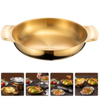 Double Handle Cooking Pot Household Cooking Pot Korean Style Food Cooking Pot Seafood Pot