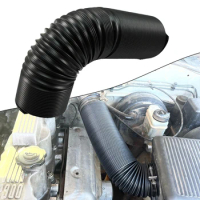 Air Intake Hose Air Intake Pipe Duct Hose Tube Air Filter Pipe Auto Parts Black Cooling System Hose Clamp Intake Expansion Hose