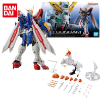 Bandai Original Gundam RG 1/144 GOD GUNDAM GF13-017NJⅡ Fuunsaiki Anime Action Figure Assembly Model Toys Gifts for Children