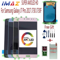 5.5" Super AMOLED LCD For Samsung Galaxy J7 Pro 2017 J730 J730F J730G LCD Display Touch Screen Digitizer Assembly