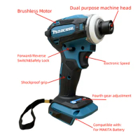 DTD172 impact wrench power tools impact driver taladro Brushless Motor electric Suitable for Makita 18V battery wrench tools