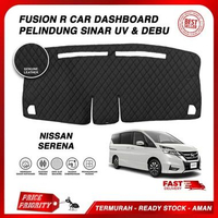 Car Cover Fusion R Dashboard Mobil Serena 2014 ( C24 ) Premium Custom Fit / Pelindung Dashboard Mobi
