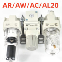 AW20 20 SMC เดิมอากาศ Filt อัตโนมัติระบายน้ำวาล์วควบคุมความดันกรองไอน้ำน้ำมันหมอกหล่อลื่น