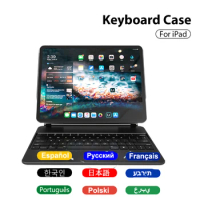 Backlight Magic Keyboard for iPad Pro 11 iPad Air 5 Air 4 10.9 inch Cover with Bluetooth Keyboard Cover For iPad 12.9" 2022 2020