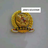 PIN KADES - PIN PERANGKAT DESA KADES Emas Magnet Clips