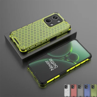 Honeycomb Shockproof For Oneplus Nord 3 Case Armor Phone Capa For Oneplus Nord 3 Cover Translucent TPU For Oneplus Nord 3 Case